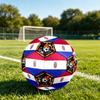 1 pz Paraguay Tema Sportivo Taglia 5 Pallone da Calcio Professionale Partita Allenamento Calcio Sportivo Indoor & Outdoor Pallone Leggero Resistente c6619