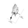 Creative Prayer Gesture Decor Decal Car Reflective Sticker For Window Bumper Trucks Motorcycle Latop God Jesus Christ Decoration