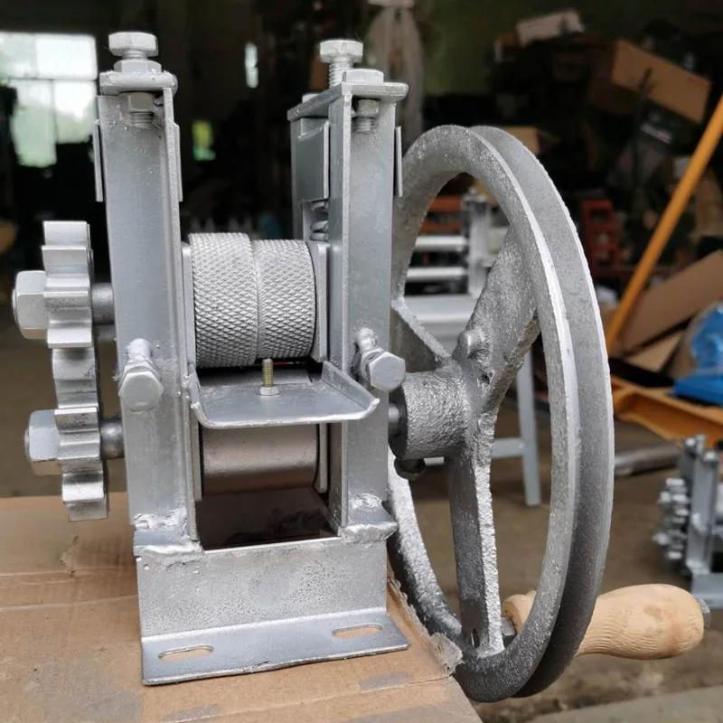 Small Electric Strip Breaking Machine Hand Cranked Opening Strip Layering Tool Bamboo Breaking Household Processing Layering