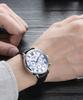 Seinteuseukoteuleondeon St3051L Osiris Chronograph Men'S Leather Watch 3 Models