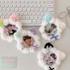 Cute Cat Ear Badge Holder School Student Picture Decoration Unique Pain Bag Accessory Plush Badge Display Pendant Charming