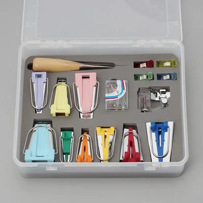 DIY Nähen Quilten Werkzeug Einfassband Wickelmaschine Mehrspezifikations-Bandherstellungsmaschine Bördelwalzen-Set