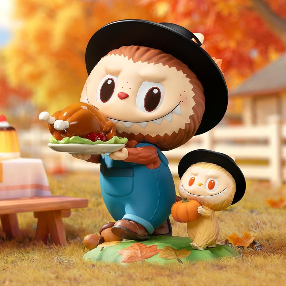 Pop Mart The Monsters Thanksgiving Figurine Collectible Decor 10cm