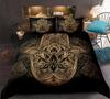 Luxury New 3D Print Hamsa Hand Bedding Set Boho Mandala Duvet Cover Set Black Gold Bohemia Bed Set Fatima Hand Bed Quilt Cover