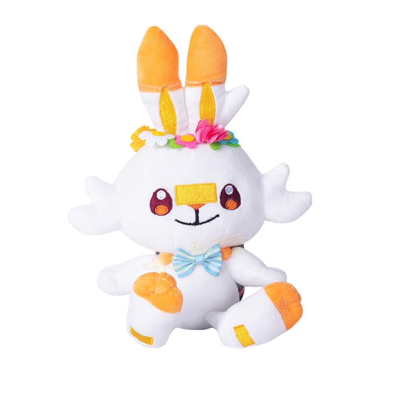 Mimikyu Plush Easter Series Strawberry Eevee Scorbunny Sylveon Ponyta Umbreon Plush Doll Pillow Xmas Birthday Gift