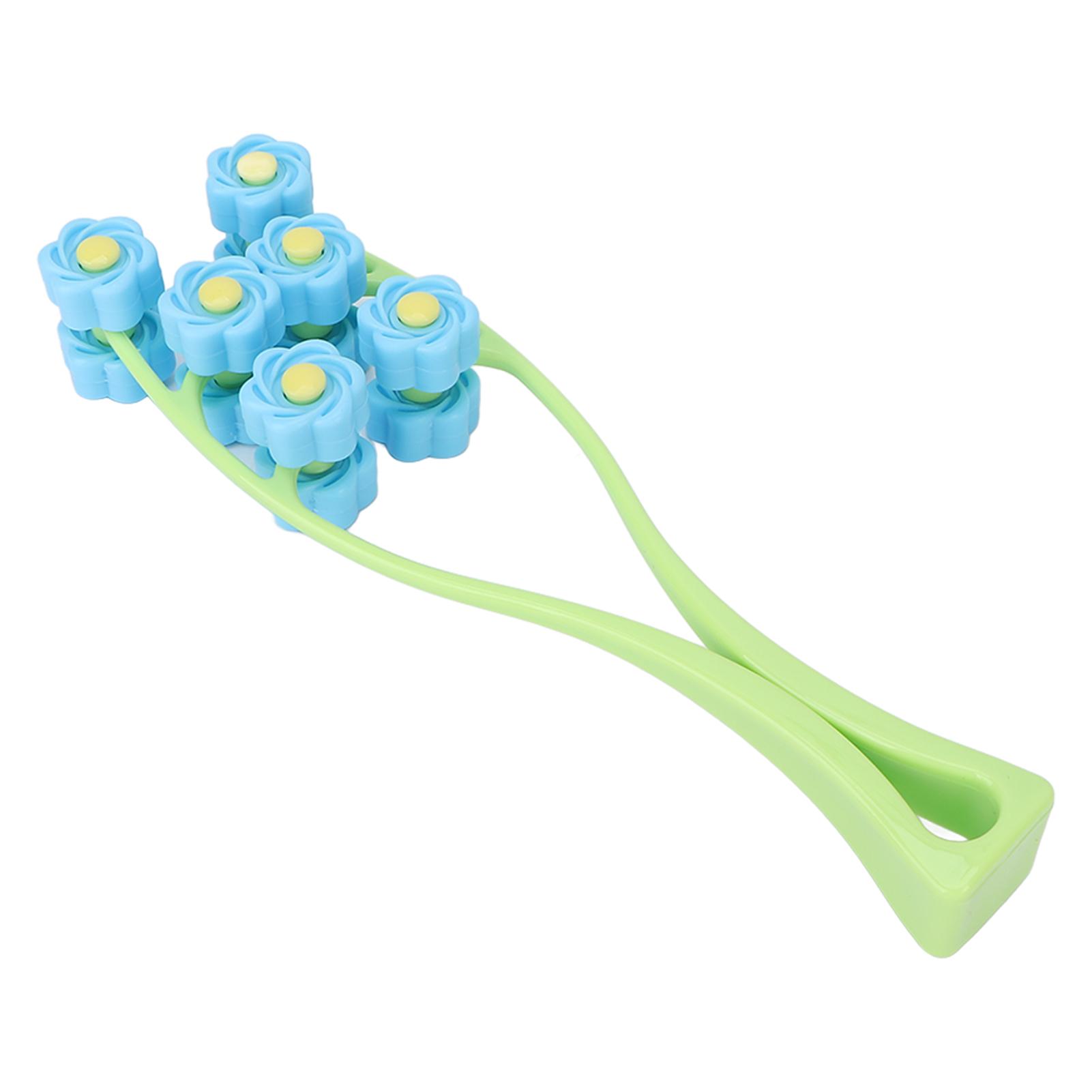 

Face Roller Multiple Rollers Concave Convex Particles Comfortable Handle Multiple Rollers V Shaped Face Massager