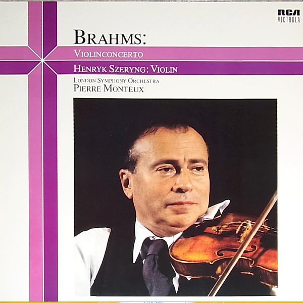 

LP Record BRAHMS SZERYNG MONTEUX LONDON S Violin Concerto VL89032 RCA VICTROLA 1983 Germany Classical Used