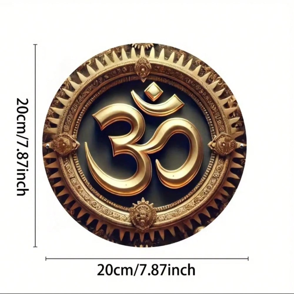 Винтажный металлический настенный знак в стиле стимпанк, 8 дюймов, круглый, нержавеющий, для домашнего декора 20x20