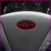 1Pcs Steering Wheel Sticker Badge for KIA Sportage Ceed Rio 3 4 K2 K3 K4 K5 K6 K7 K8 Picanto Sorento Optima Cerato Soul Auto Styling Decoration