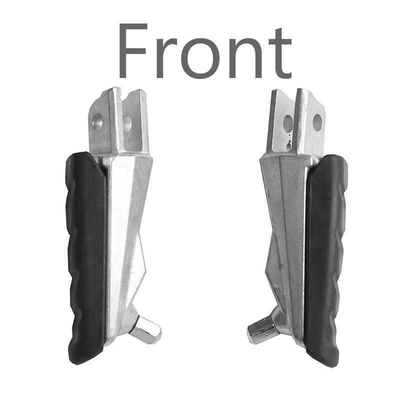 Motorcycle Front Rear Footrests Foot Pegs Pedal For BMW F800S F800ST F800 ST F800GT Aluminum New Front (Driver)