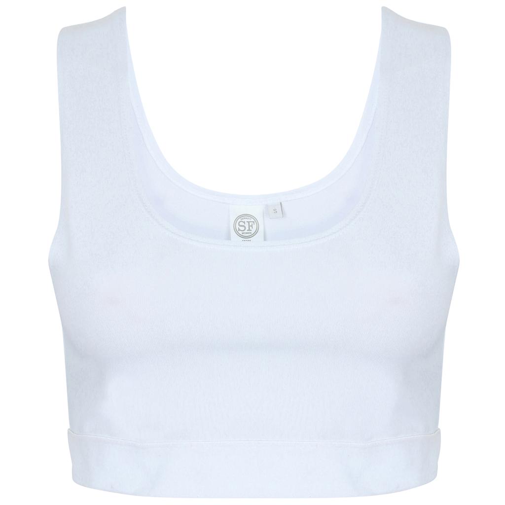 Skinni Fit Womens/Ladies Fashion Sleeveless Crop Top