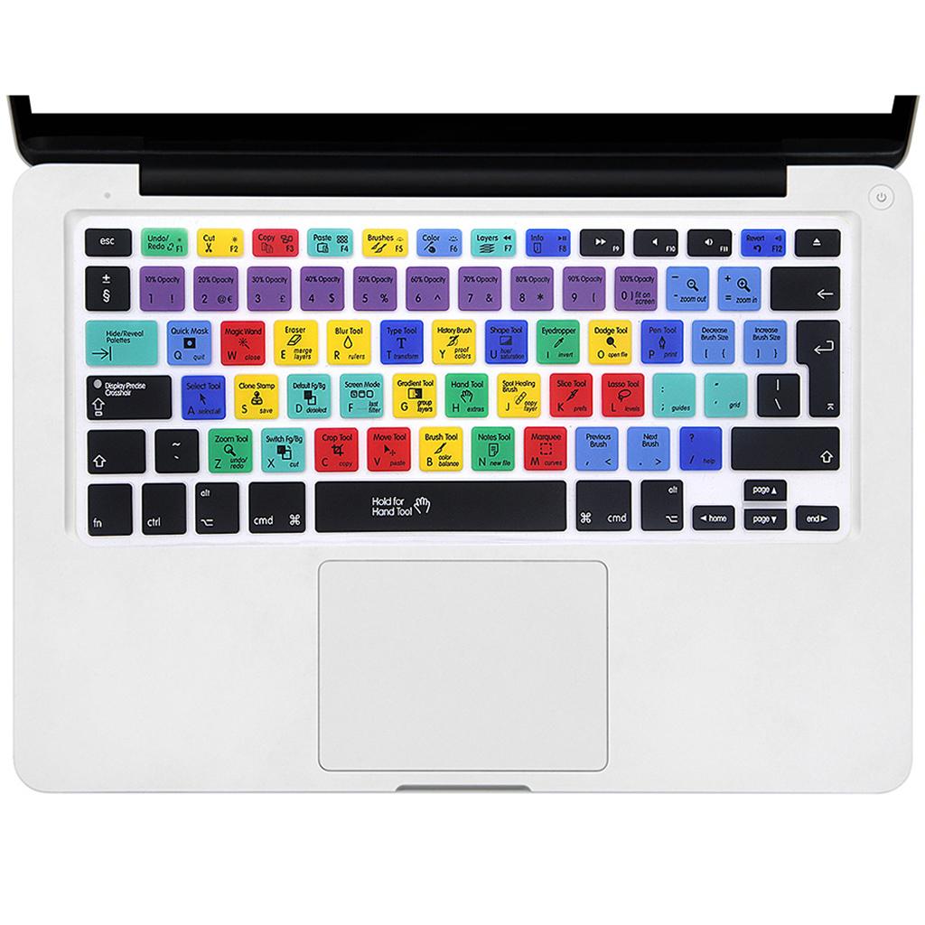 Keyboard Skin Hot Keys Keyboard Cover for 13"A1466 A1369 A1278 A1425
