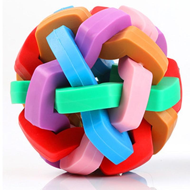 

Colorful Bell Ball Toy For Dogs Tpr Material Interactive And Engaging Weight 116g 5.5cm