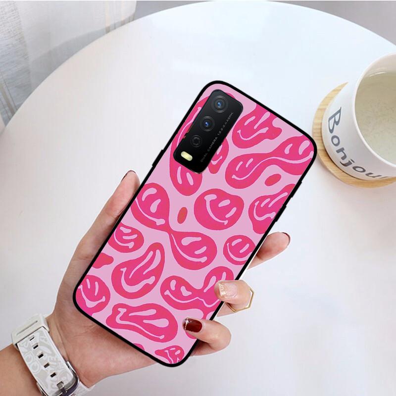 Trippy Smiley Face Phone Case for VIVO Y31 Y21 Y70 Y21S Y20 Y72 1907 Y12 Y11S Y53S Y33S Y55 Y76 Y51 Y15S Y01