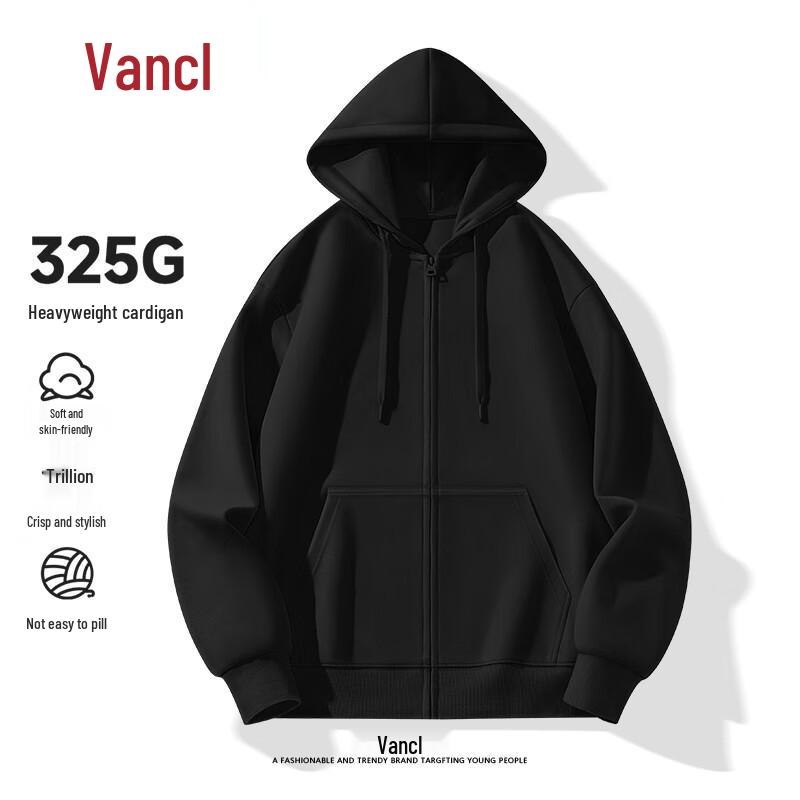 VANCL Men's Hooded Zip-Up Sweatshirt