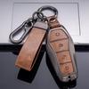 Zinc Alloy Car Key Case 4 Butoons Easy To Install Remote Fob Holder For Byd Song Plus Atto 3 Han Ev Tang Dm Qin Seal Dolphin