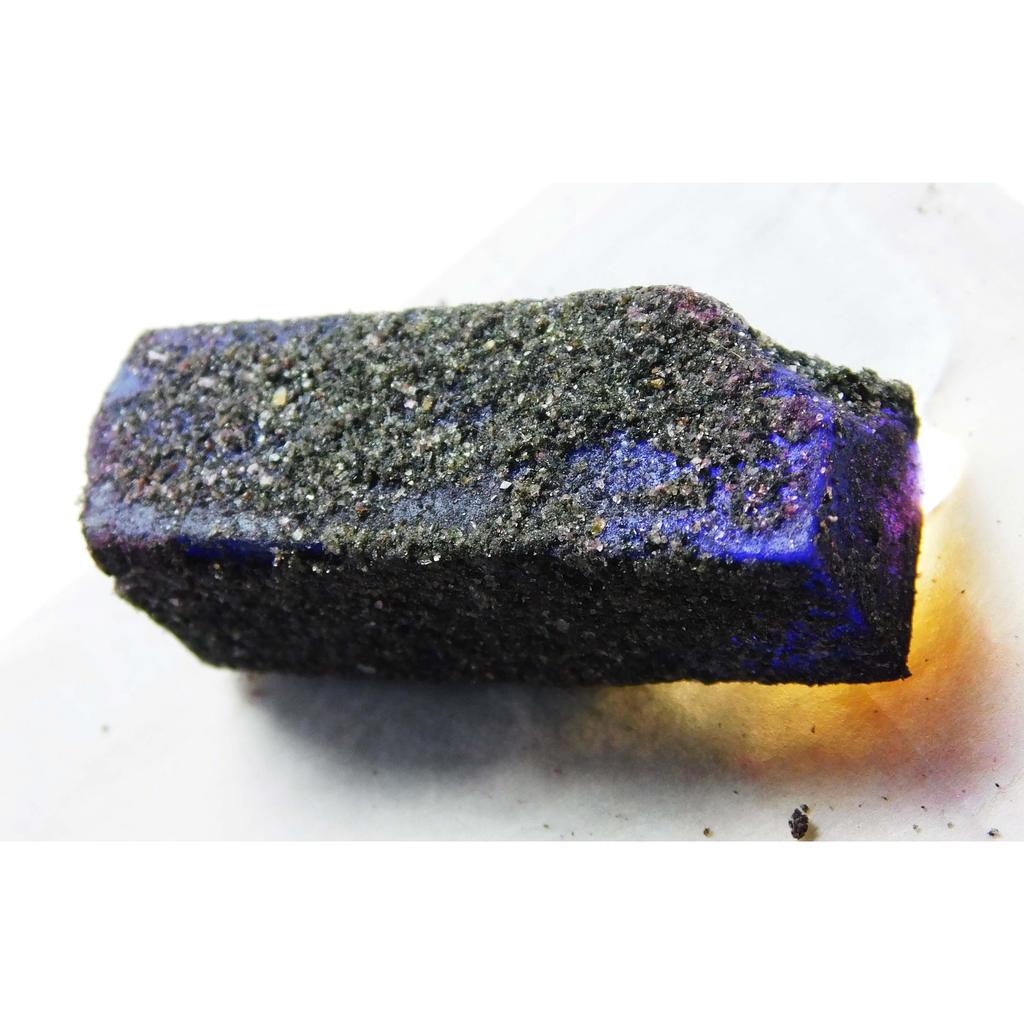 114 Ct Natural Blue Sapphire Rough Certified Uncut Loose Gemstones A-2083