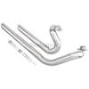Motorcycle Part Exhaust Pipes Mufflers Steel Pipes Stainless Black For Yamaha Dragstar 650 400 V-Star 650 XVS650 XVS400