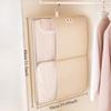 1Pc Special Hanging Compression Storage Bag For Down Jackets, Wall-Mounted Mesh Bag With Metal Hook For Home Wardrobe, Hanging Bag For Large Garments