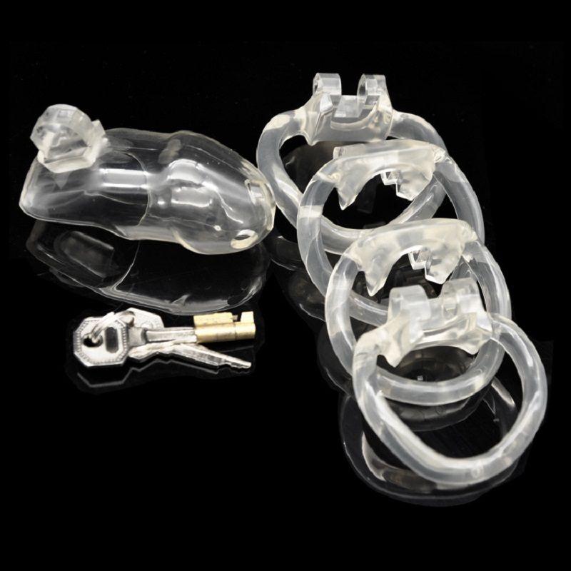 Male Chastity Cage Device Small/Standard Cock Cage with Rings Erotics Urethral Brass Lock Locking Sex Toys for Men Adults