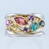 Irregular Colorful Crystal Rings for Women Hollow Out Design Inlaid Zirconia Fashion Party Jewelry Finger Accessories