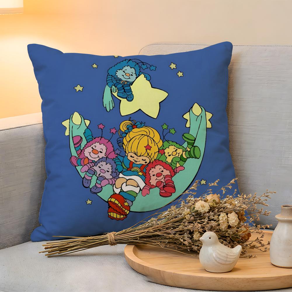 

Cushion Cover Linen SkinFriendly Soft Decorative Case for Sofa Home Decor Kwaii Cute RRainbows BBrite Pillow cover 30x30 cm