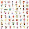 64 Summer Drink Graffiti Stickers: Waterproof Decoration for Skateboards, Notebooks, Water Cups