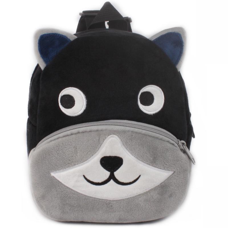 Adorable 3d Cartoon Animal Backpack For Toddlers With Soft Plush Material