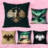 New Eagle Free S-Syrians-S Flag Celebrity Merchandise All-Match Printed Pillow Case Sofa Car Office Room Decoration Protector
