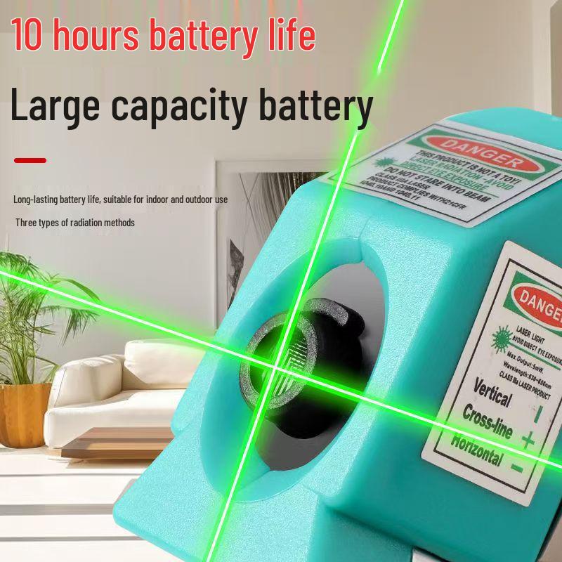 Multi-Function Laser Level & Measuring Tape: High Precision 4-in-1 Line Marker & Ruler