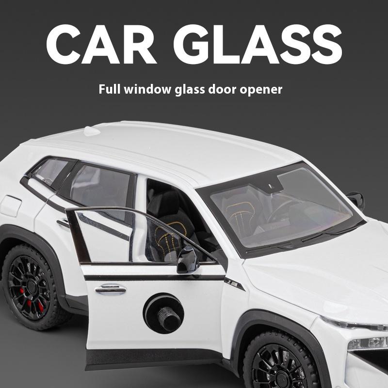 Simulation 1/24 BMW THE-XM Alloy Car Model, Door-opening Car Model Ornaments, with Sound and Lights for Boys Toy Car Birthday Gift