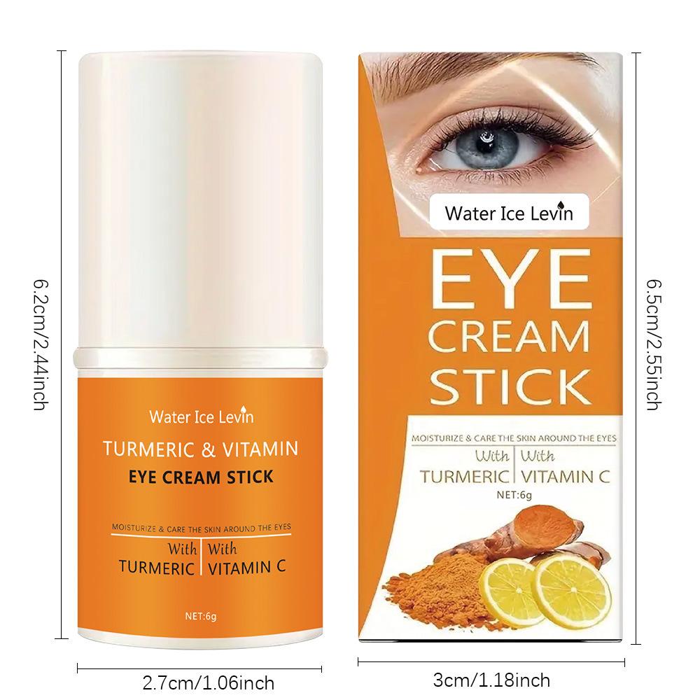 Turmeric Eye Cream Stick Nourishes The Skin, Improves Fine Lines, Relieves Eye Bags and Dark Circles, and Brightens The Eye Skin