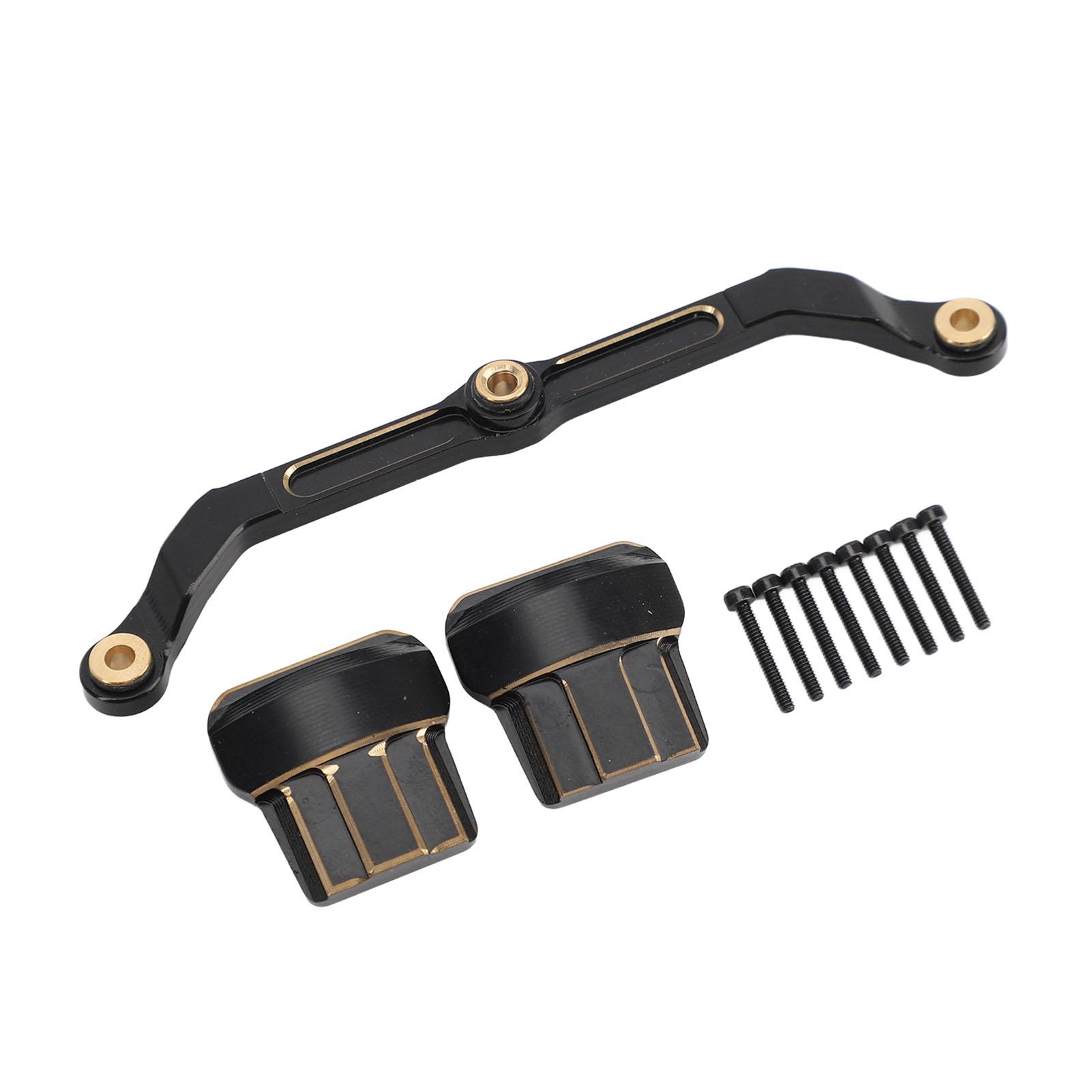 

Copper Steering Tie Rod Front Axle Cover Weighted High Strength Steering Links Axle Diff Cover for