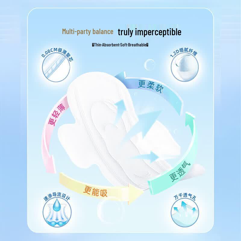 SPACE 7 Ultra-Thin Breathable Sanitary Napkin