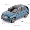 Auto giocattolo in lega pressofusa Benz GLE 350 in scala 1/24 con suono e luce, modello da collezione Pull Back, regalo per bambini