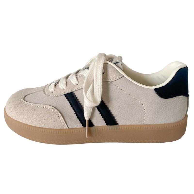 

A9889 латексная стелька/легкие кроссовки в гонконгском стиле с большой головкой, женская обувь, уродливые и милые, 2025, новые кроссовки для прыжков с трамплина, повседневные 35 бежевый