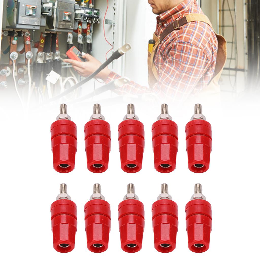 24.320 4.0mm Terminal Binding Post 24A Banana Plugs Connector for Spker Amplifier Terminal