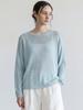 STAY WITH ME Boat Neck Curly Knit_Sky Blue