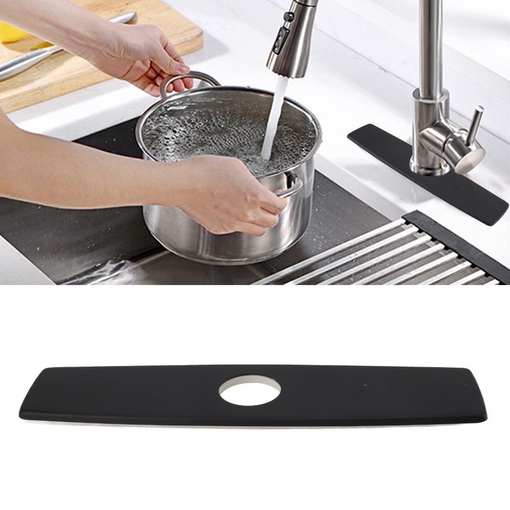 304 Stainless Steel Sink Hole Cover Matte Black Faucet Base Plate  Home Improvement