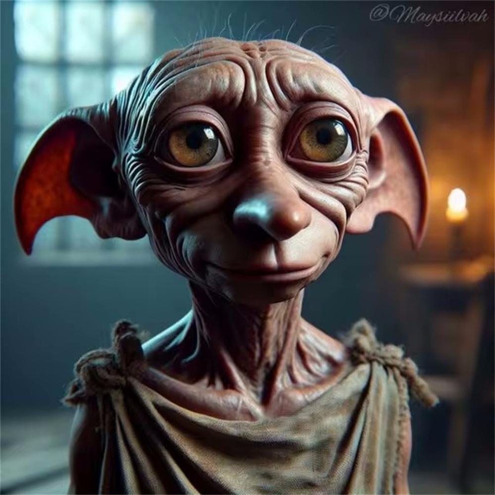 Harry Potter Dobby 5D DIY Κιτ Ζωγραφικής με Διαμάντια Κινούμενο Σχέδιο Σταυροβελονιά Ξωτικό Χειροποίητο Ψηφιδωτό Τέχνης Διακόσμηση Σπιτιού Δώρα