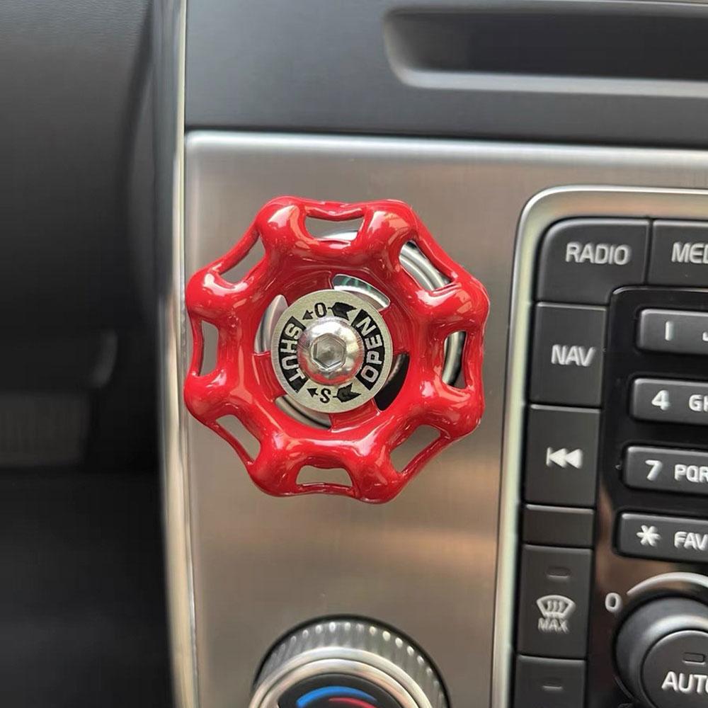 1ks Univerzální 3D vodní ventil do auta Kryt tlačítka do auta Ornament Knoflík centrálního ovládání Start Stop Tlačítko Dekor Nálepky Doplňky do auta