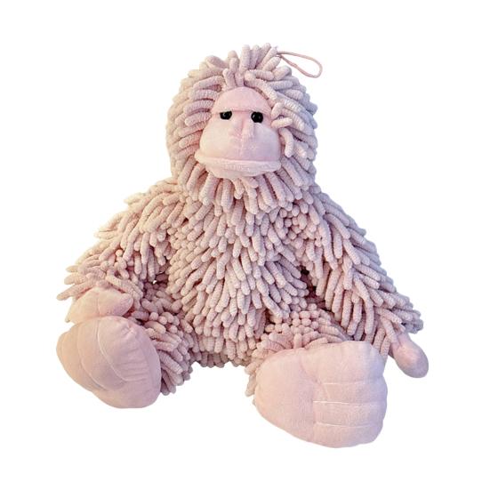 Gorilla Doll Hand Towel Chenille Fuzzy Animal Decorative Towel Absorbent Cute