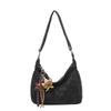 Retro matte large-capacity bag female, autumn and winter new tote bag versatile class commuting shoulder messenger bag