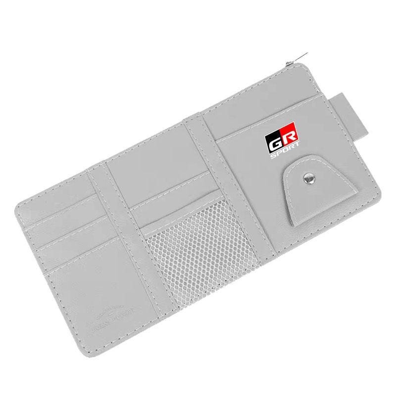 Car Sun Visor Point Type Multi-function Storage Bag Car Accessories for Toyota TRD GR Chr Corolla Camry Rav4 Yaris Hilux Prius Fortuner