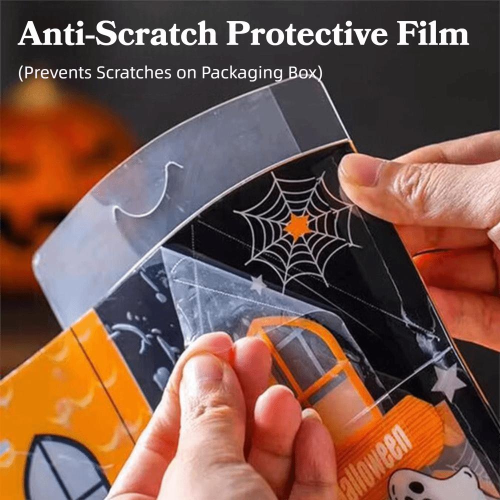 10Pcs Cartoon Snack Packaging Box Non Candy Ghost House Cookie Box  Themed Party Supplies