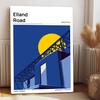 Elland Road Stadium Metal Wall Art Leeds United FC England Football Club Decorative Iron Painting Souvenir