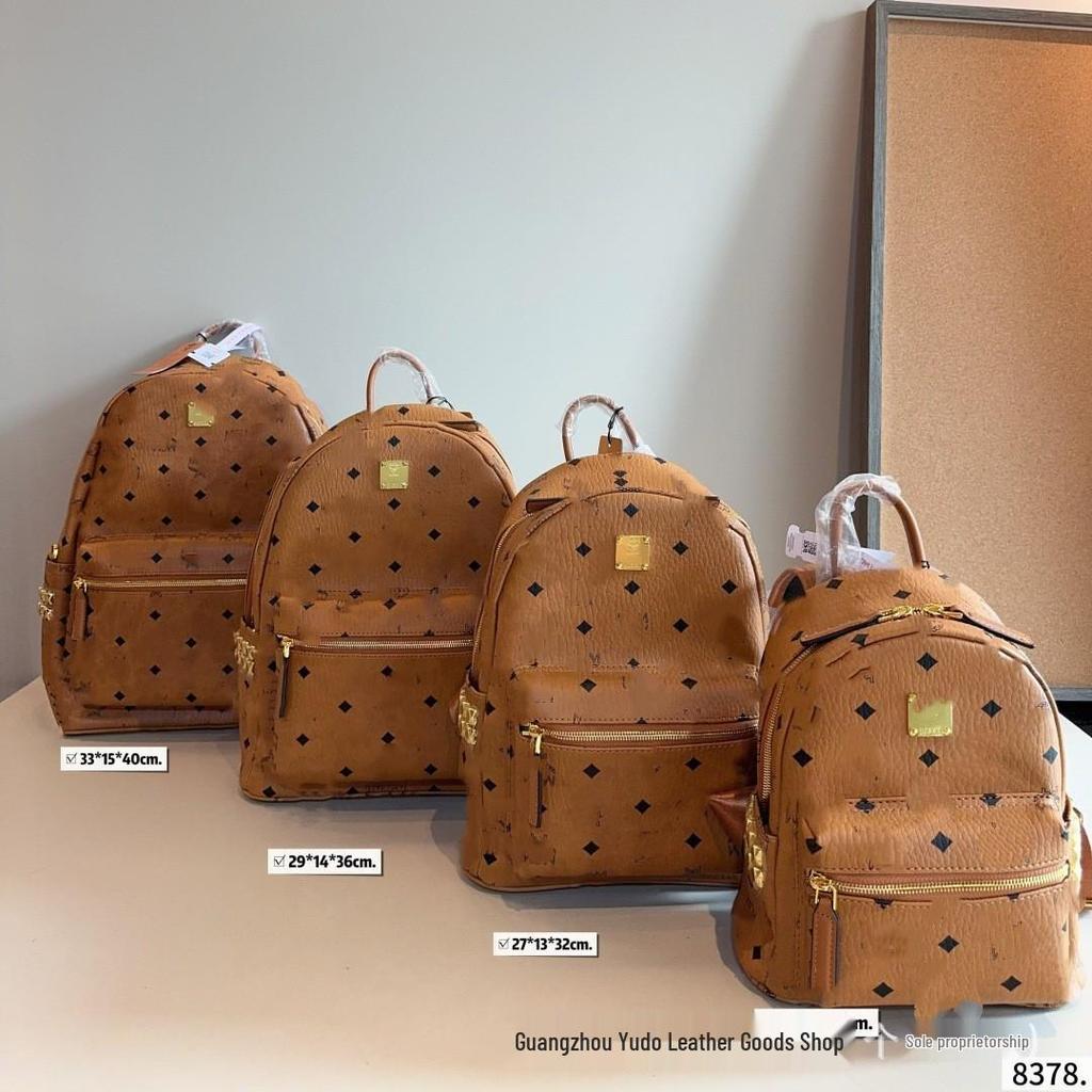 M's Fashion Studded College Backpack: Large Capacity Travel & Casual Commute Bag