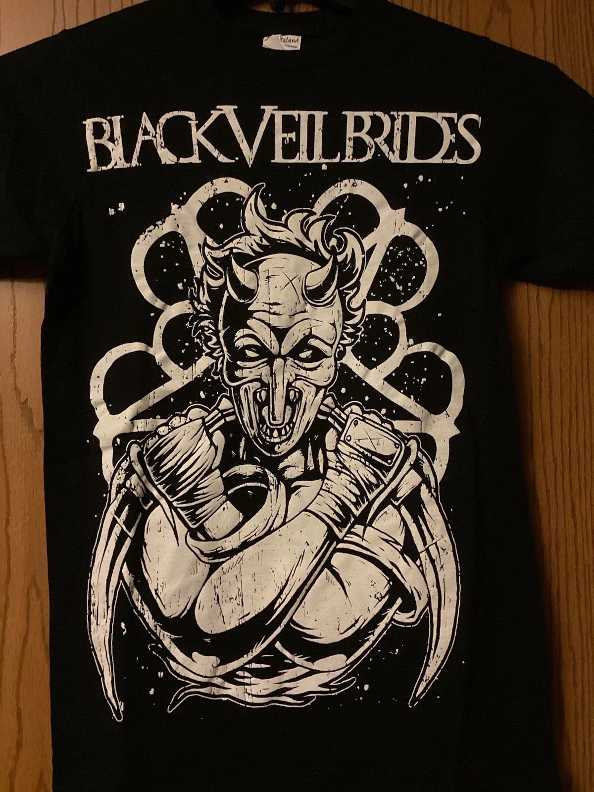 Black Veil Brides - Black Shirt With Devil Image - S - Bay Island XL