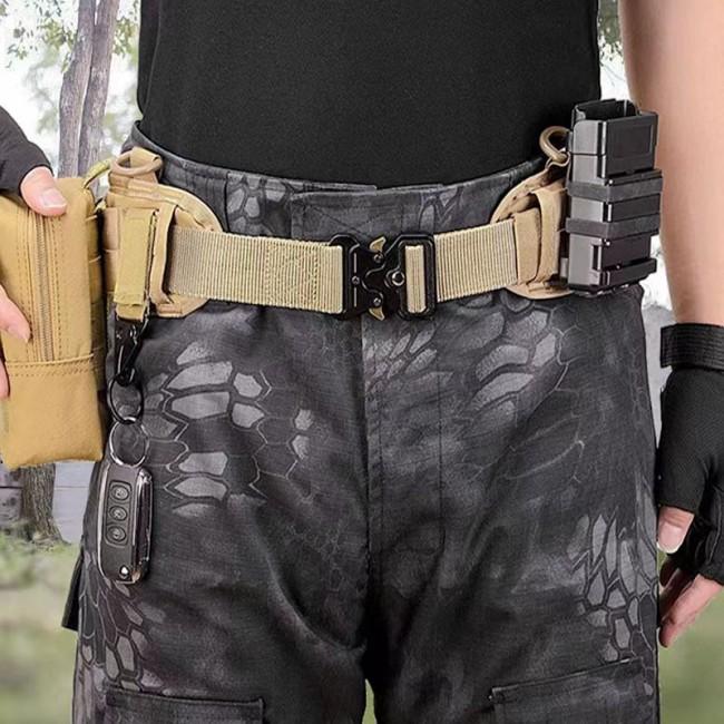 Tactical Outdoor Multifunction Waistband with Molle Accessories for CS Competitions