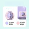 Desktop Fan, Quiet Electric Fan, USB Rechargeable, Long Battery Life, Large Blade, Portable Small Fan, Pink, 175*160*279mm